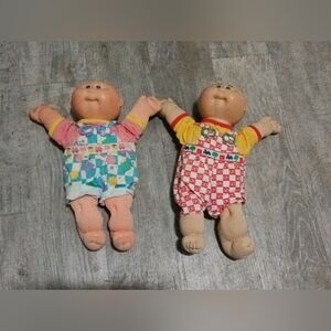 Charming Twin Dolls Set with Colorful Outfits